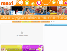 Tablet Screenshot of maxi.com.tr