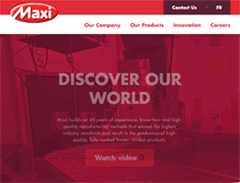 Tablet Screenshot of maxi.com