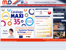 Tablet Screenshot of maxi.com.mx